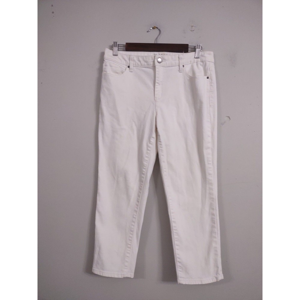 Chicos jeans size 0.5 or S 6 Platinum Denim off white 4 pockets ankle Jeans